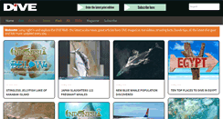 Desktop Screenshot of divemagazine.co.uk